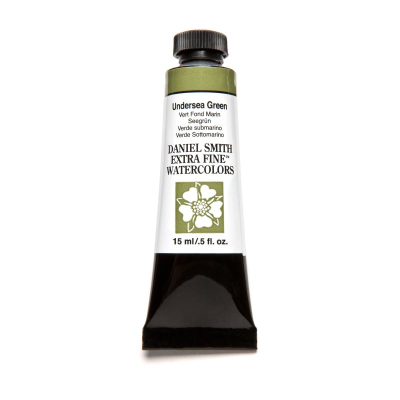 Daniel Smith 19093 Extra Fine Watercolor 15ml Paint Tube, Undersea Green (284600109), 0.5 Fl Oz (Pack of 1) - Image 3